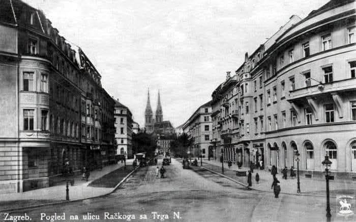 Ulica Račkoga 1925. godine